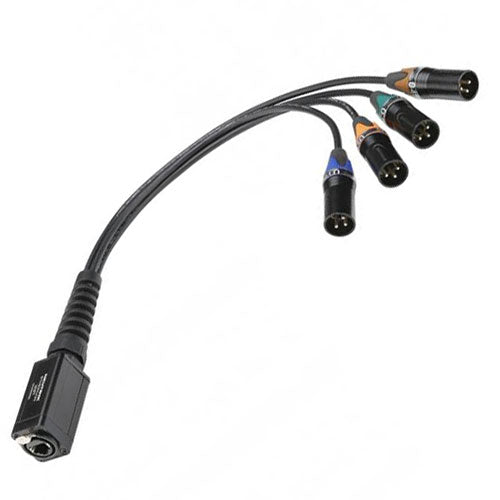 Sommer Cable SPY-E1241 Ethercon-Splice Adapter Cable to 4 Neutrik NC3MXX XLR