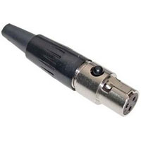 Switchcraft TA3F Mini XLR 3-Pin Female Silver/Nickel