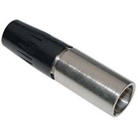 Switchcraft TA3M Mini XLR 3-Pin Male Silver/Nickel - for Larger Cable OD