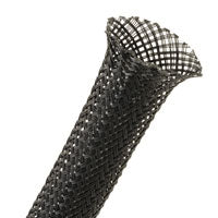 Techflex CNN0.63 Flexo Conductive Sleeving 5/8" (3/8"-1") Black - 500 FT Spool