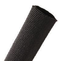 Techflex DFN1.59 Dura-Flex Sleeving, ID 1.59" Black - 50 FT Spool