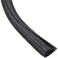 Techflex F6Q0.25 Flexo F6 Quiet Wraparound Sleeving 1/4" Black - 100 FT Spool