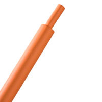 Techflex H2N1.00 2:1 Heatshrink 1" Orange 100F