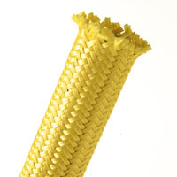 Techflex KVN1.00 Kevlar Sleeving 1" (3/4"-1-1/4") Yellow - 25 FT Spool