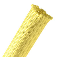 Techflex KVN2.00 Kevlar Sleeving 2" (1-3/4"-2-1/2") Yellow - 25 FT Spool