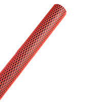 Techflex PGE1.00RD Part Guard Netting Medium 1" Red - 1700 FT Spool