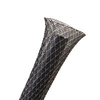 Techflex PTO0.25 Overexpanded 1/4" (1/8" - 1/2") Black 1000Ft