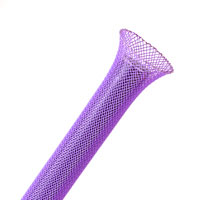 Techflex PTO0.38 Overexpanded 3/8" (3/16" - 1") Black 125Ft