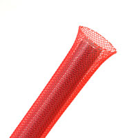 Techflex PTO0.38 Overexpanded 3/8" (3/16" - 1") Black 125Ft