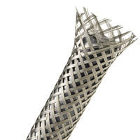 Techflex SSN0.75 Stainless Steel Sleeving 3/4" (1/2"-1") Silver - 25 FT Spool