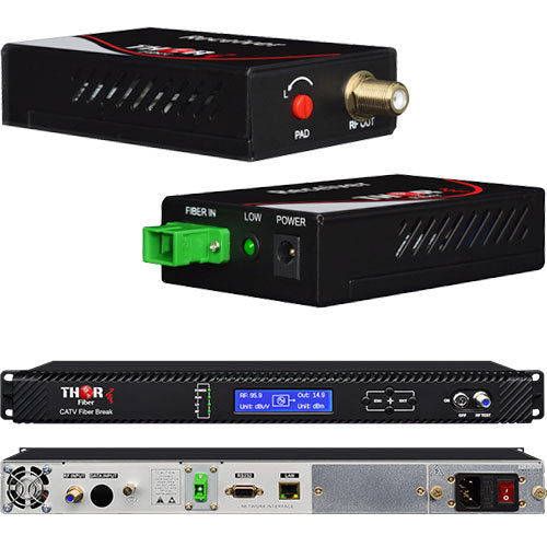 Thor F-RF-BR RF CATV Fiber Optic Tx/Rx Break System for High Security