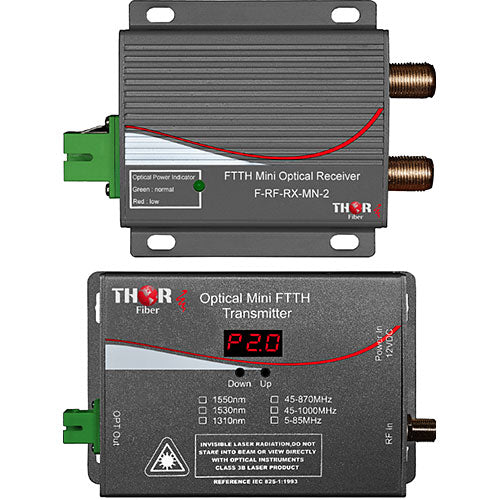 Thor F-RF-TxRx-MN2-1310 RF Over SC/APC Optical Fiber TX and RX Set, 13 ...