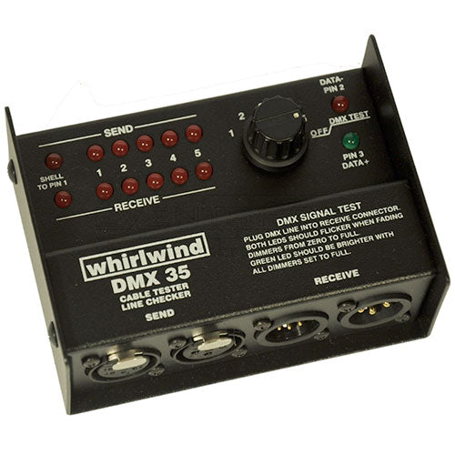 Whirlwind DMX35T DMX Cable Tester